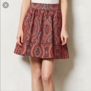 Anthropologie Moulinette Soeurs Kerava Skirt